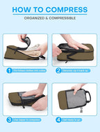 4 PCS Set Compression Packing Cubes - Image 3
