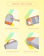 BAGSMART 6 Set Compression Packing Cubes - Image 5