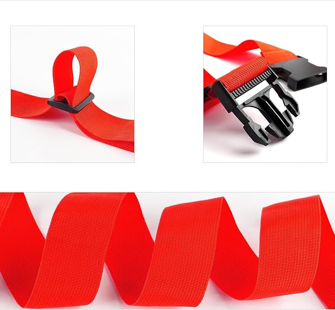 4Pcs Luggage Straps for Suitcase Travel Accessories TSA Approved, 80In Long - Image 2