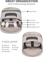 LOVEVOOK Laptop Backpack for Women, Travel Computer Work Bags - Image 3