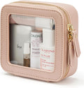 Popvibe Clear Makeup Bag Travel Cosmetic Case Transparent Toiletry Bag by POPVIBE