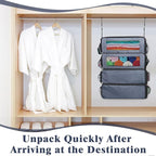 Hanging Travel Organizer, Carry-On Luggage Suitcase Organizer, Portable Travel - Image 6