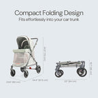 Familidoo Q1 Multi-Use Kids Wagon Stroller – Foldable, Lightweight & All-Terrain - Image 6
