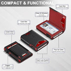 Wallet for Men Wallet with Slim Pop Up Card Holder 9-13 Cards, Bifold - Image 5