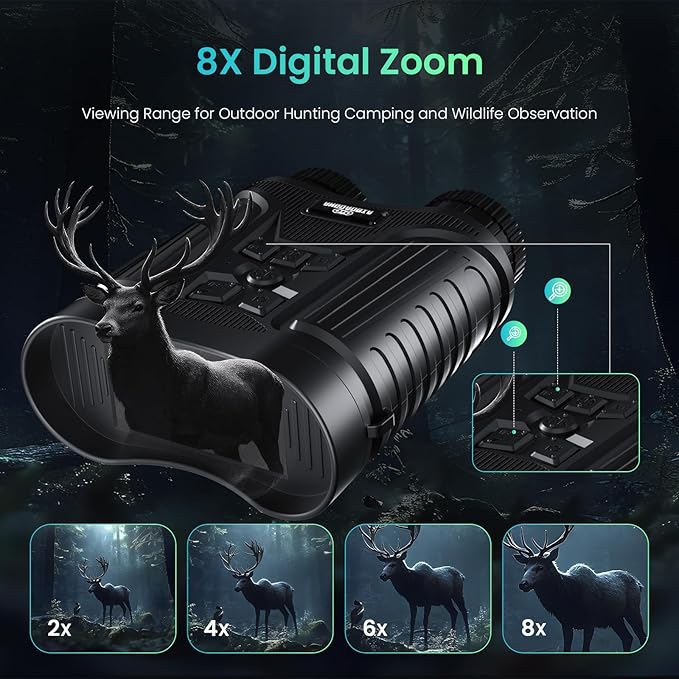 Night Vision Goggles, 4K Night Vision Binoculars - Image 2