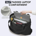 SIMTOP Tote Bag for Women with Magnetic Pocket Water Resistant Polyester 16.2" - Image 4