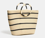 Beach Bags for Women Straw Tote Bag Summer Beach Bag Large Woven Straw Tote for - Image 7