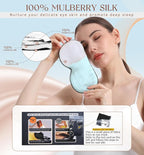 HiRui Silk Sleep Mask, 100% Natural Mulberry Silk of Double-Sided & - Image 2