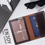 TIGARI Passport Holder for Travel Women Men, PU Leather Passport Wallet Cover - Image 5