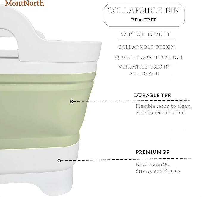 Collapsible Wash Basin 9L, Foldable Dish Tub - Image 5
