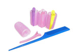 Kamay's Hair Rollers Curlers Rollers With 12 Duckbill Sectioning Clips 1 Comb Used for Hair Styling Self Grip Rollers(12PCS 30mm/1.2")