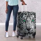 Tiger Animal 3D Printed Travel Luggage Suitcase Cover 30-32 Inch Cover Spandex - Image 4
