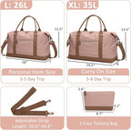 Travel Duffle Bag for Women, Weekender Bags, Hospital Bag for Labor Delivery - Image 2
