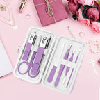 Manicure Set Women Nail Clipper Set Grooming Kit Pedicure Kit Finger Nail - Image 6