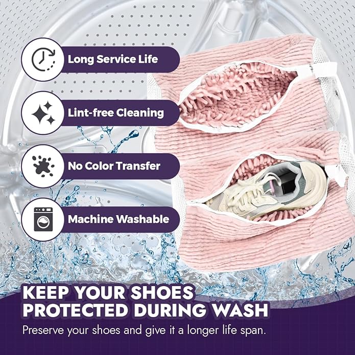 Shoe Cleaning Kit: Shoe Washing Bag, Mesh Laundry Bag - Image 3