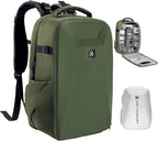 K&F Concept Camera Backpack, Hardshell Photography DSLR Camera Bag by KFCONCEPT