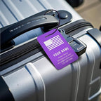 Personalized Luggage Tags, Custom Luggage Tags 4 Pack TSA Approved Double Sided - Image 2