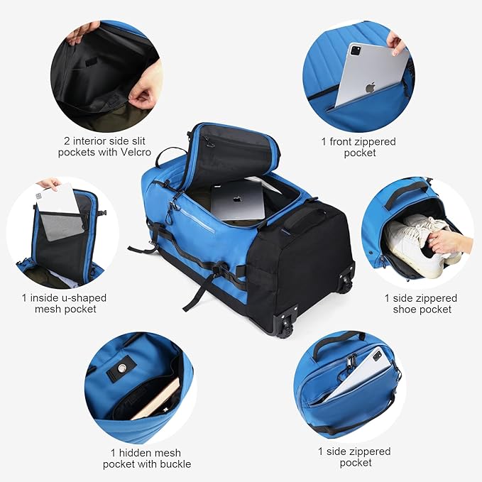 Vomgomfom 86L Collapsible Wheeled Luggage - Image 6