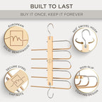MORALVE Pants Hangers Space Saving - Image 2