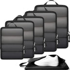 BAGAIL 6 Set Ultralight Compression Packing Cubes Packing Organizer by BAGAIL