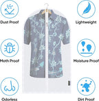 BALEINE 48'' Translucent Garment Bags, 2 Packs PEVA Dress Bag - Image 3