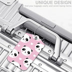 2 Pcs Cute Panda and Heart Luggage Tags - Image 5