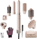 StyleVibe 8-in-1 Air Styler, Hair Dryer & Blow Dryer Brush with Travel Case - Auto Wrap Curls (L/R), Fast Drying, Thermal Round Brush for Smooth Blowouts & Frizz-Free Volume, No Heat Damage