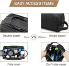 BAGSMART Toiletry Bag for Men, Canvas Travel Toiletry Organizer Dopp Kit - Image 4