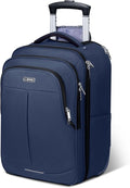 Rolling Backpack for Adults, 17 Inch Waterproof Carry-on Backpack by Lekespring