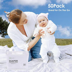 Disposable Changing Pads for Baby, 50 Pack Disposable Changing Pad Liners - Image 9