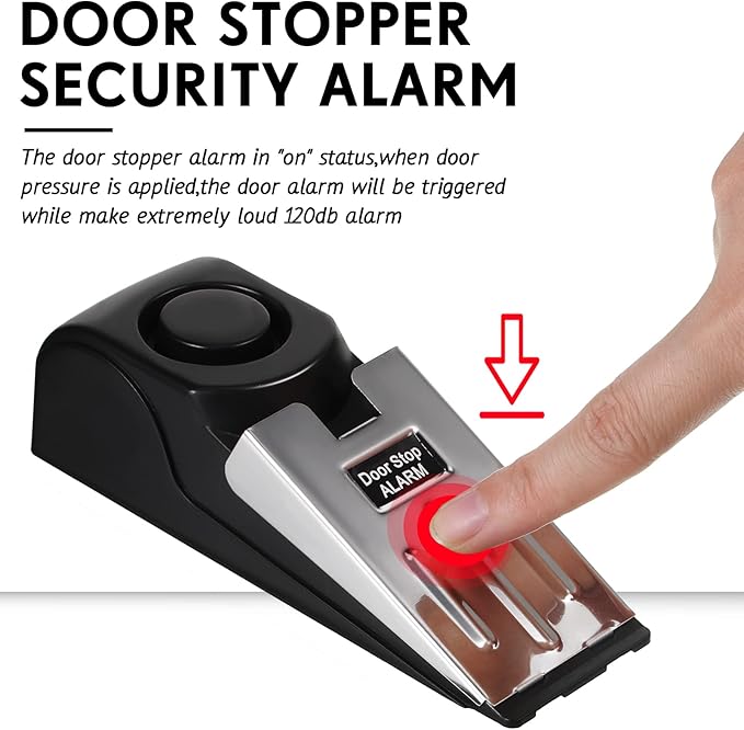 8 Pieces Door Stop Alarm Door Stopper - Image 4