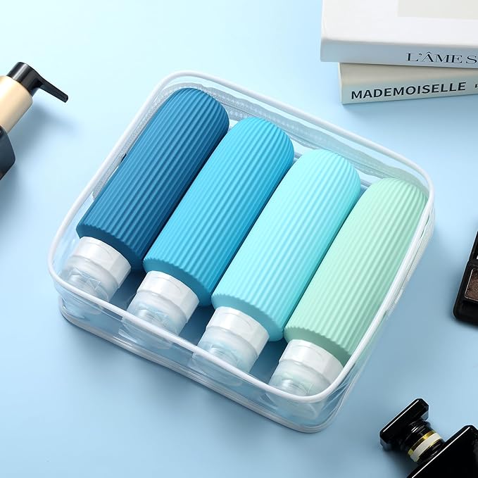 Travel Bottles for Toiletries, Large 6oz Travel Size Containers, BPA Free Leak - Image 7