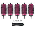 LIGICKY Blowout Brush Set with 2.3’’ Detachable Barrels Round Brushes Hair Styling Tool, 1 Handle 5 Barrels, Large