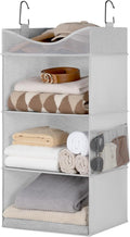 StorageWorks Hanging Closet Organizer, 3-Shelf Hanging Closet Shelves by StorageWorks