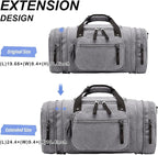 Felipe Varela Duffle Bag for Men, Expandable Canvas Duffel Bag for Travel - Image 2