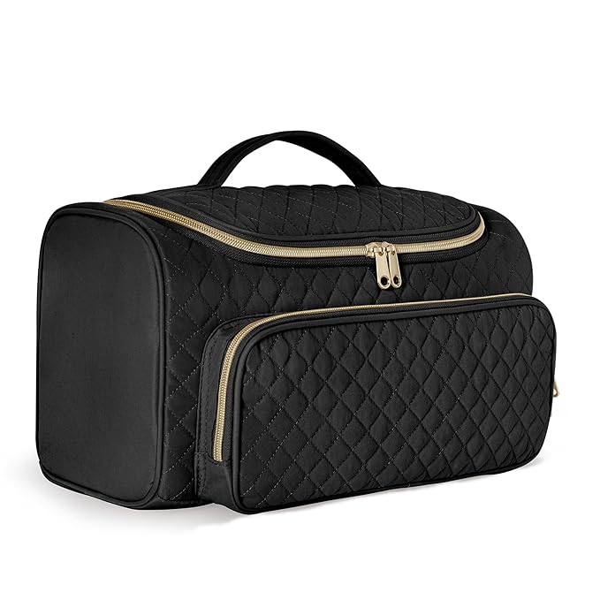 Fasrom Travel Carrying Case Compatible with Shark FlexStyle Air Styling & Drying System HD430/HD435, Hair Blow Dryer Storage Bag to Organize Hair Styling Attachments, Black (Empty Bag)