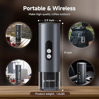AMZCHEF Portable Espresso Machine w/ 9000mAh Battery & USB-C, 2-in-1 Travel - Image 5