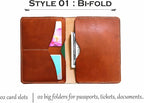 Handmade Leather Passport Wallet - Image 5