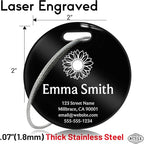 Customized Stainless Steel Luggage Tags: Personalize Your Suitcases, and Bags - Image 4