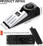 8 Pieces Door Stop Alarm Door Stopper - Image 2