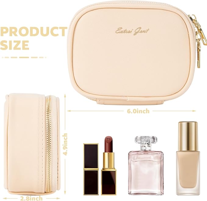 Small Makeup Bag Travel Train Case - Image 2