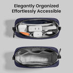 tomtoc Electronics Organizer Travel Case Performance, Water Resistant Bag Cable - Image 5