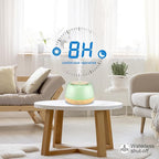 300ml Essential Oil Diffuser with Remote Control, 7-Color LED Lights, 4 Timer Modes, Quiet Ultrasonic Aromatherapy for Home, Office, Room, Small & Stylish Design