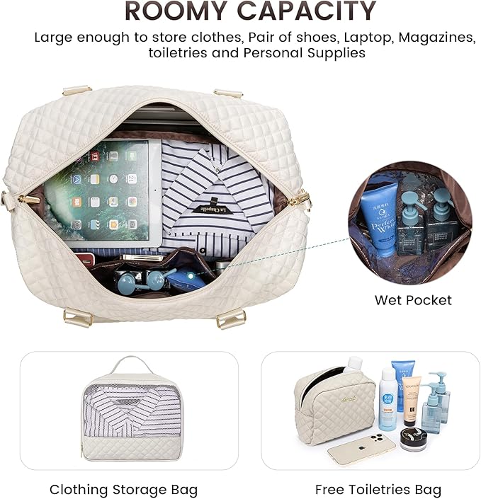 LOVEVOOK Travel Duffle Bag, Weekender Bags - Image 3