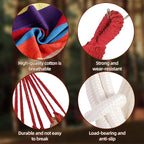 Camping Hammocks for Backyard Hanging Sturdy Garden Comfortable Fabric Hammock - Image 3