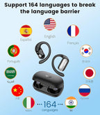 AI Translation Earbuds Real Time 164 Languages Translator Ear Buds Audifonos - Image 2