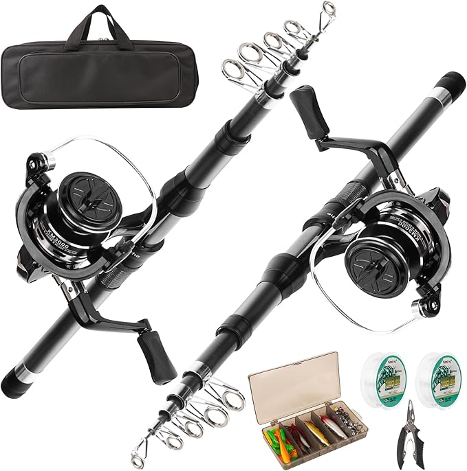 Fishing Rod Reel Combo by JOMOGU