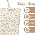Beach Pool Bags Tote for Women Ladies Large Gym Tote Carry On Bag - Image 4