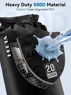 HEETA Waterproof Dry Bag with Front Zippered Pocket - Image 4