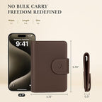 ALLIVE Passport Holder for Travel, Genuine Leather Passport Holder - Image 6